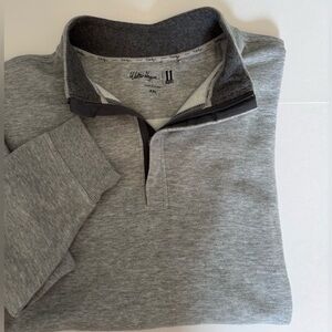 Walter Hagen Light Gray Quarter Zip-Up Men's Pullover